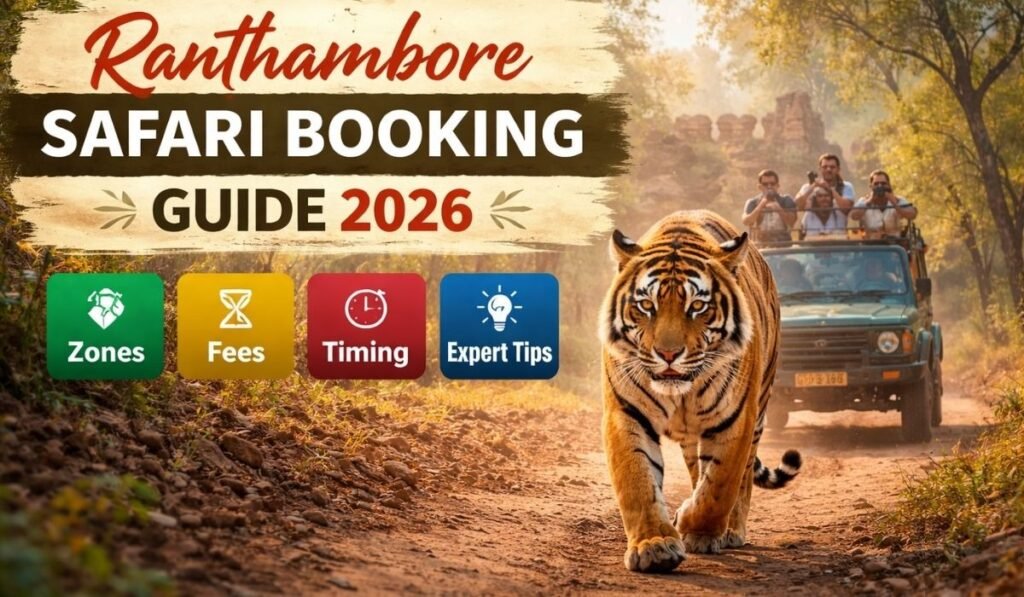 Ranthambore Safari Booking 2026 – Zones & Fees