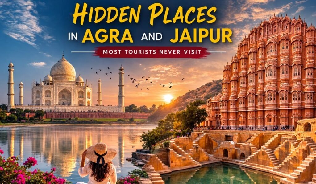 Explore hidden places in Agra and Jaipur most travelers miss. Discover secret monuments, stepwells, and unique attractions beyond the Taj Mahal.