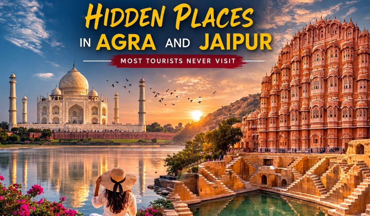 Explore hidden places in Agra and Jaipur most travelers miss. Discover secret monuments, stepwells, and unique attractions beyond the Taj Mahal.