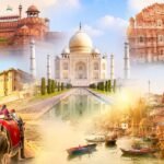 Golden Triangle with Varanasi tour featuring Taj Mahal, Red Fort, Amber Fort, Hawa Mahal, and Varanasi ghats