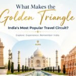 Why is the Golden Triangle famous featuring Delhi, Agra, and Jaipur landmarks