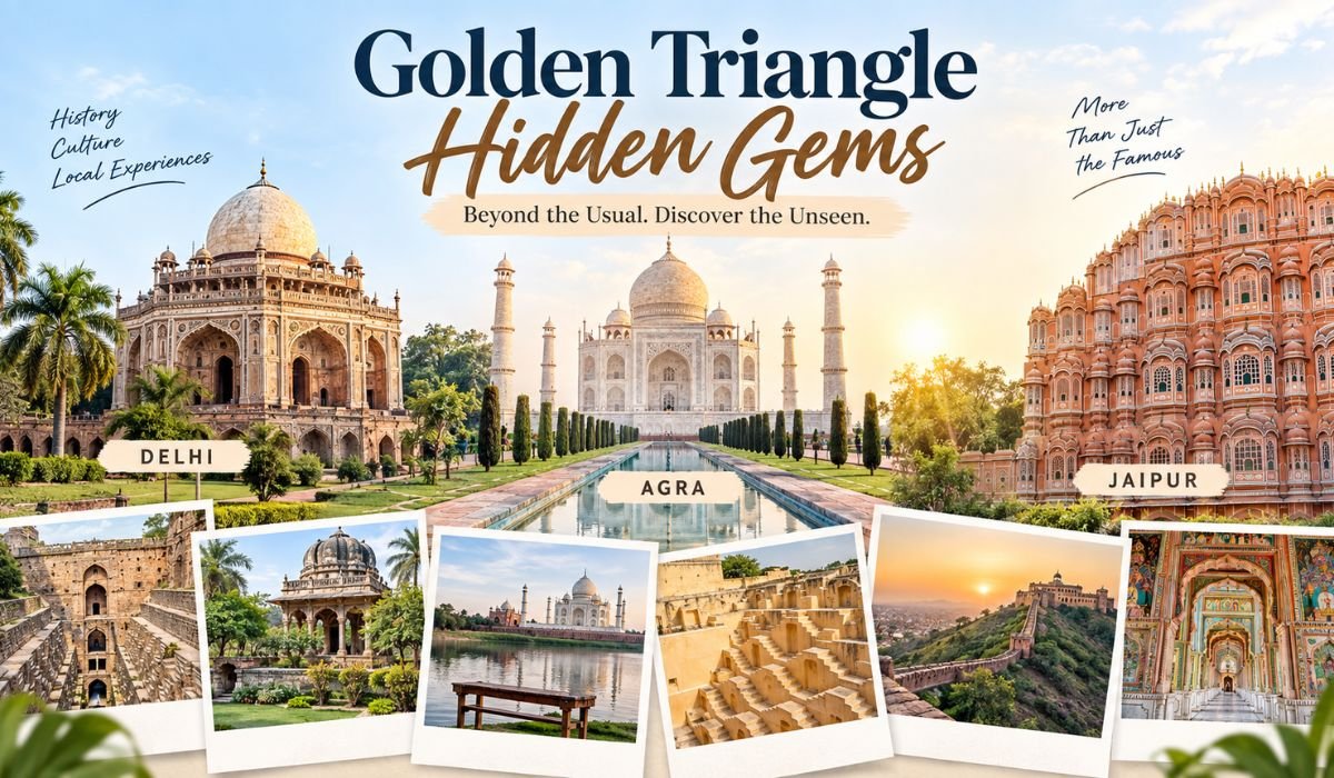 Golden Triangle hidden gems across Delhi, Agra and Jaipur featuring historic monuments and cultural attractions