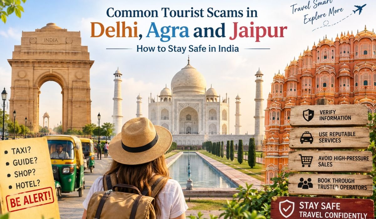 Common tourist scams in Delhi, Agra and Jaipur and tips for staying safe in India